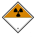 UN transport label for radioactive material, Class 7