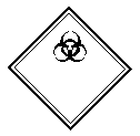 UN transport label for infectious substances, Class 6.2